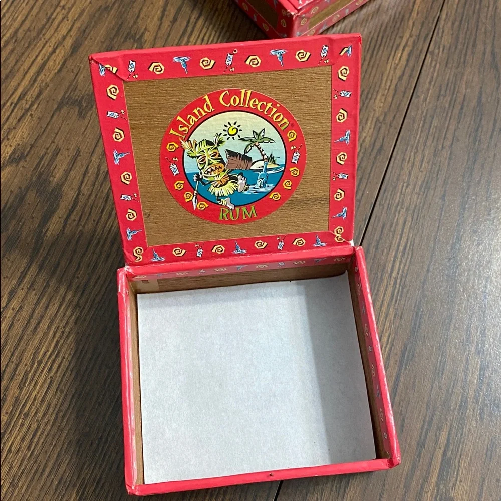 Island Collection Rum wooden cigar boxes